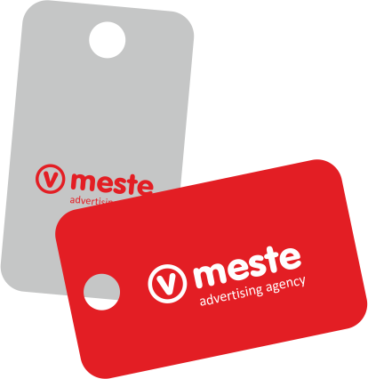Tags with the logo production