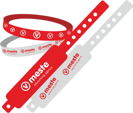 Bracelets with a logo