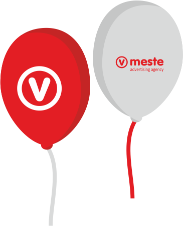 Balloons with a logo production