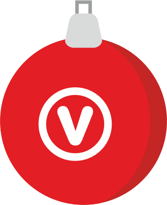 Christmas balls with a logo