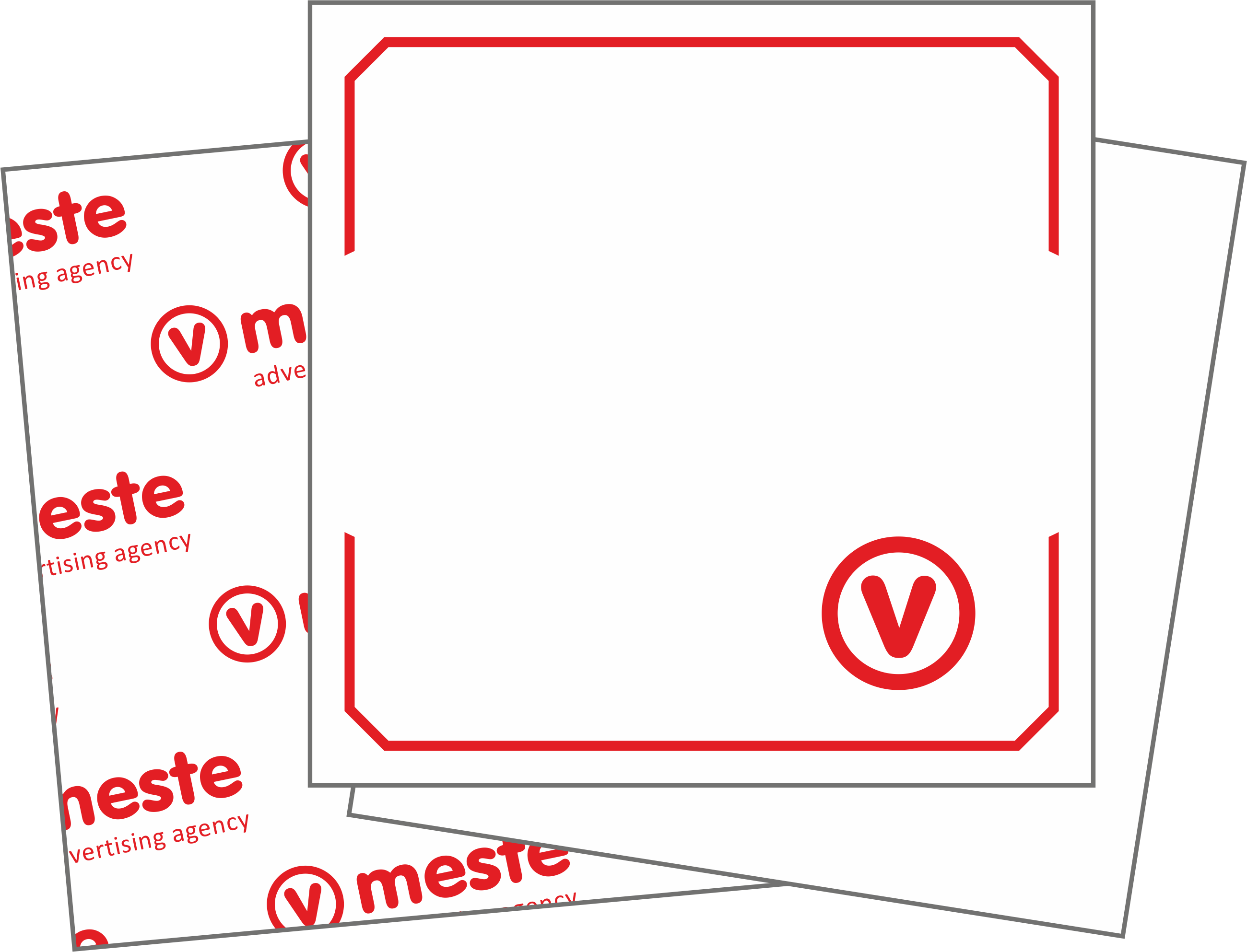 Napkins with a logo