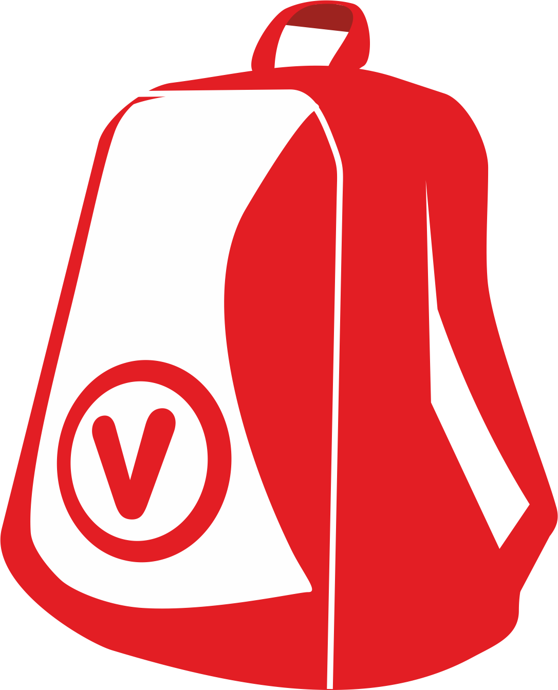Backpacks and suitcase with logo