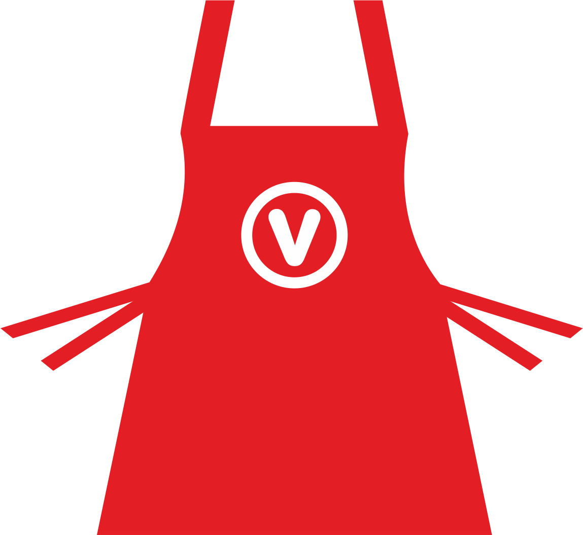 Aprons with the logo
