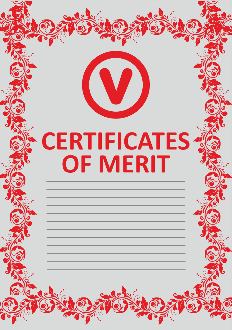 Certificates of merit production
