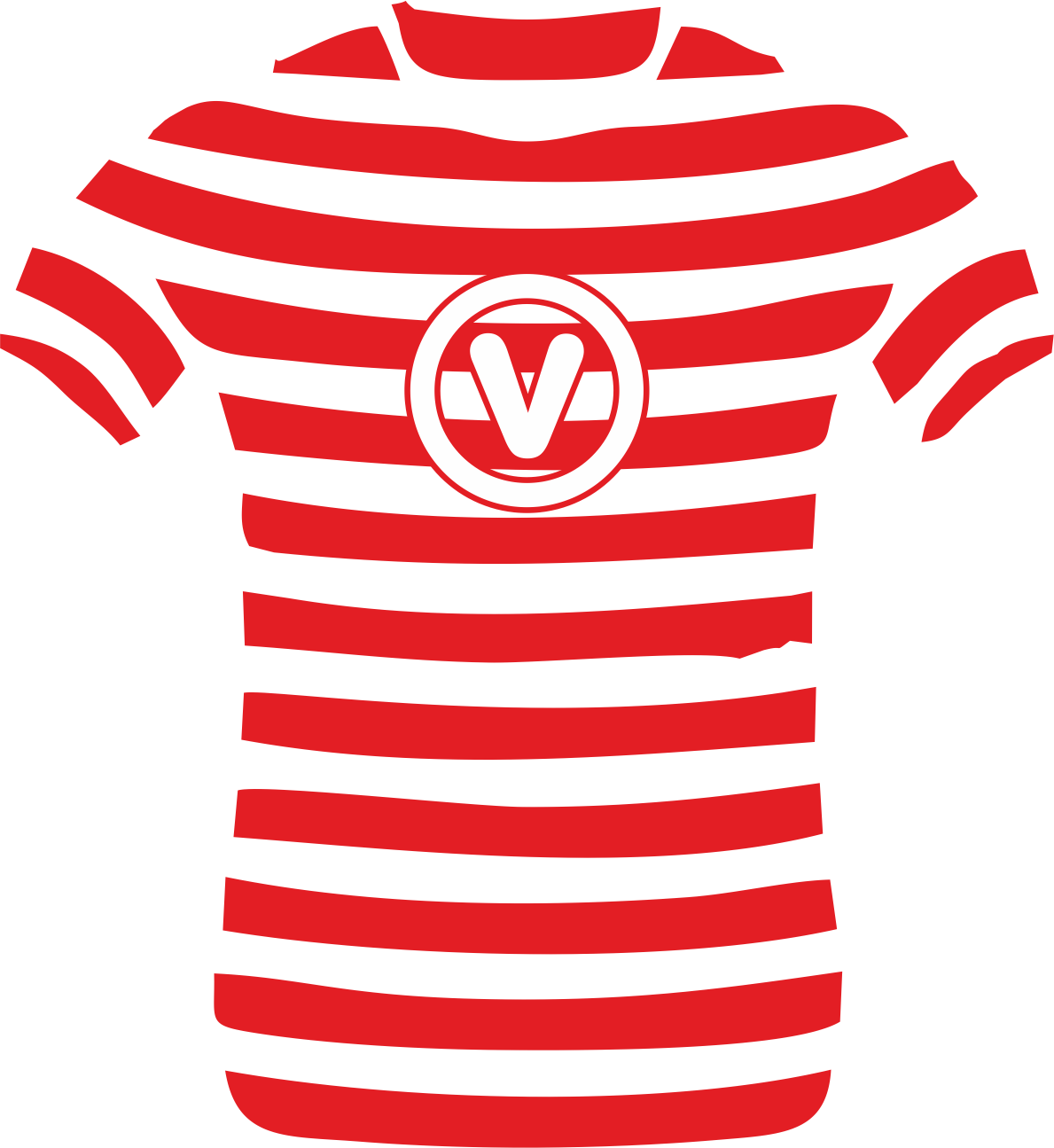 Striped vests production
