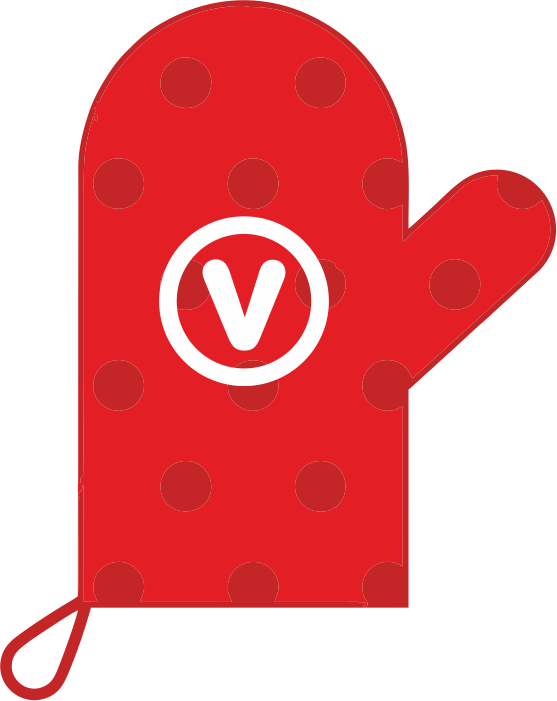 Potholders with the logo