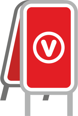Pavement signs production